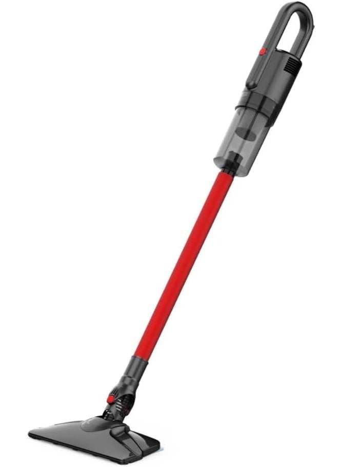 Airbot ممسحة مكنسة كهربائية رفيعة جداً رطبة وجافة مع خزان ماء وقطعة قماش للمسح، مكنسة كهربائية محمولة بعصا - Image 1